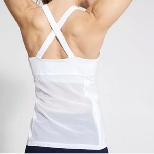 Athleta Be Bold Support Top Medium B-C White NWT